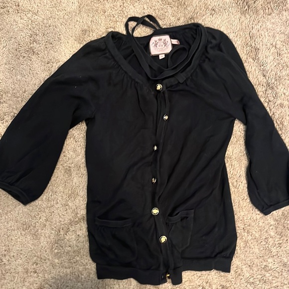 Juicy couture black sweater - Picture 1 of 4